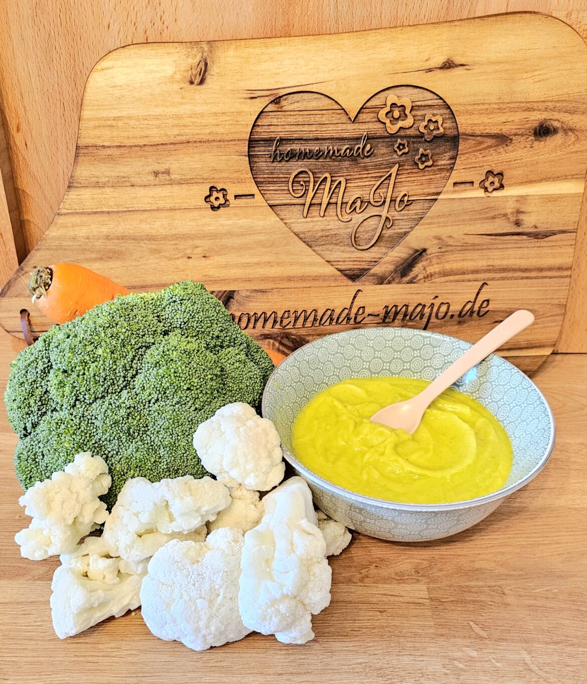 Karotten-Brokkoli-Blumenkohl-Brei Karotten-Brokkoli-Blumenkohl-Brei
